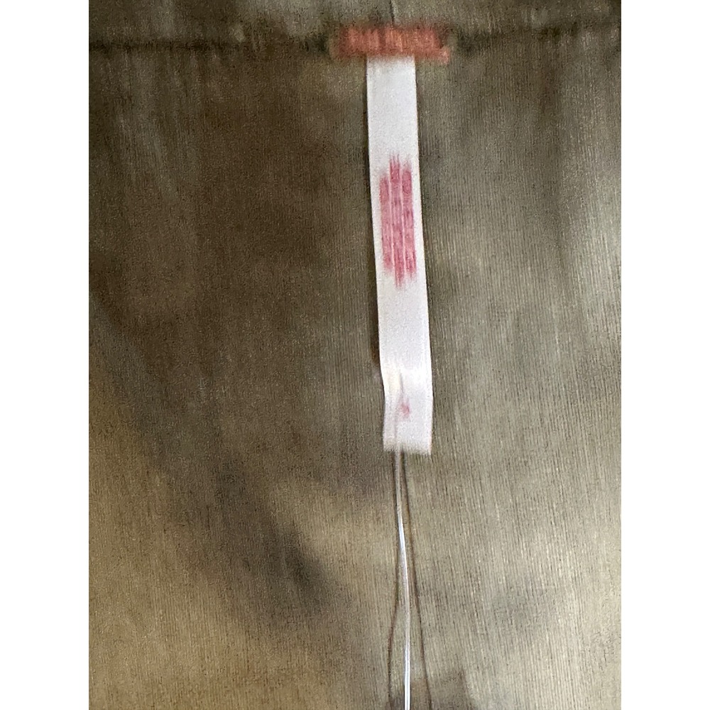 NEW Free People Nevada Utility Mini Skirt 2 Green Cargo Asymmetrical Zip Pocket - Picture 12 of 14